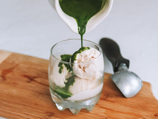 How to Make a Matcha Affogato Dessert