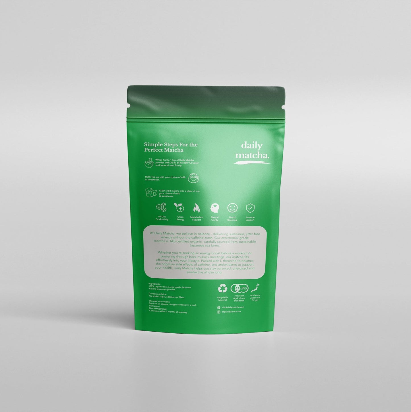 Ceremonial Grade Organic Matcha (50g)